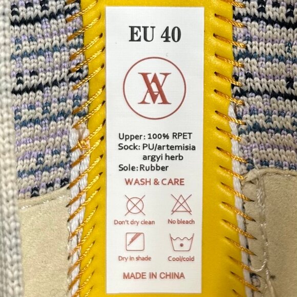 Vivaia NWOB Margot 2.0 Blue White Slip-On Walking Ballet Flats Size 9.5 - Picture 5 of 9